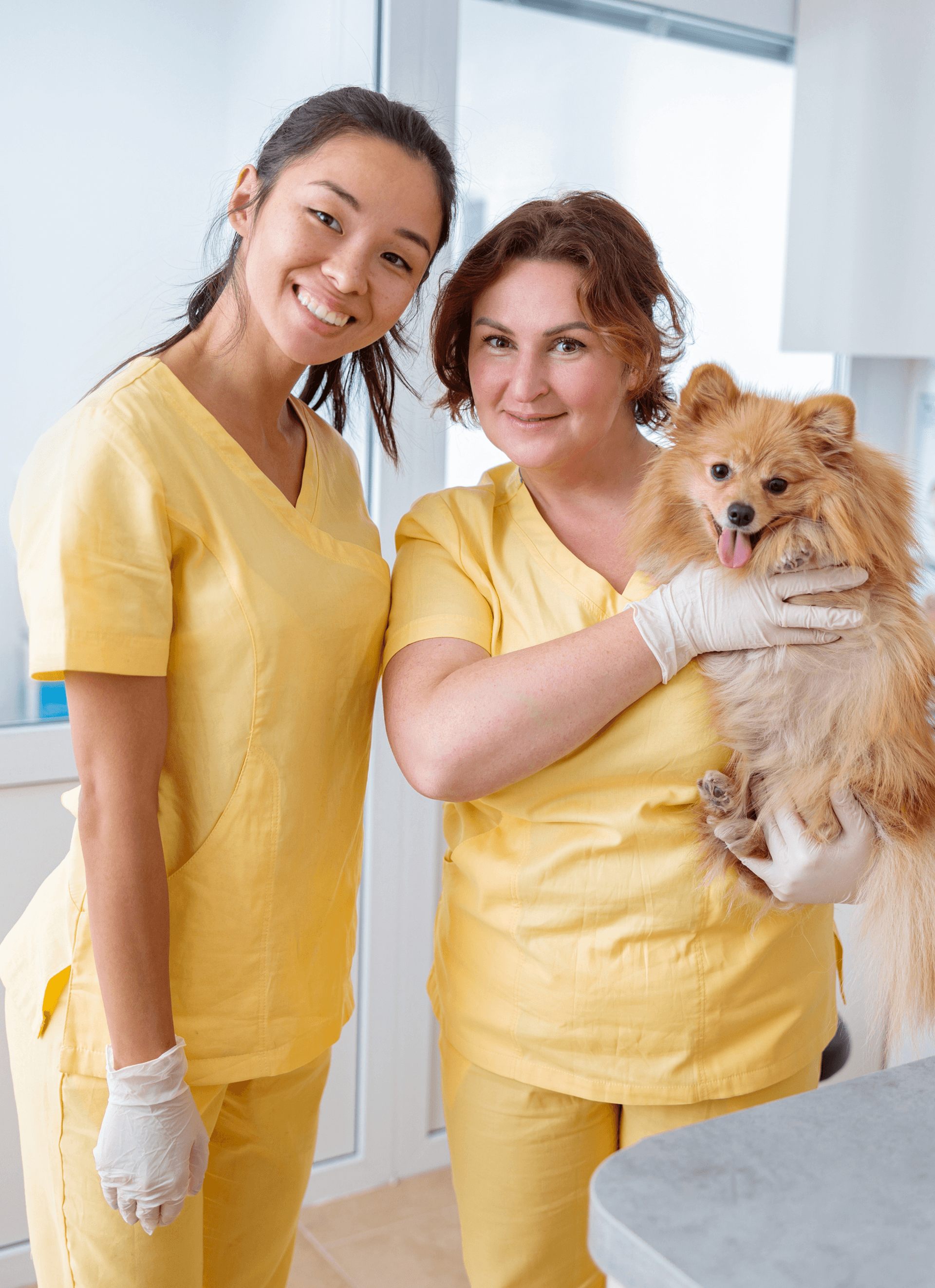 Happy business owner